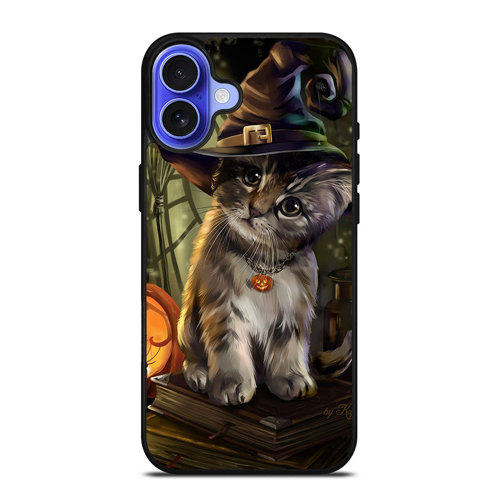 HALLOWEEN CAT CUTE iPhone 16 Case Cover