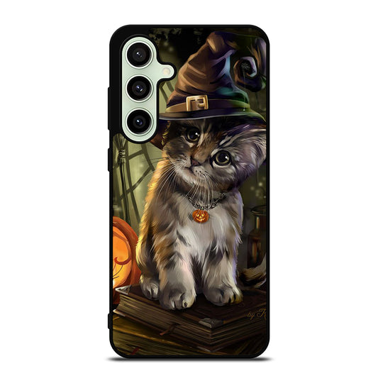 HALLOWEEN CAT CUTE Samsung Galaxy S24 FE Case Cover