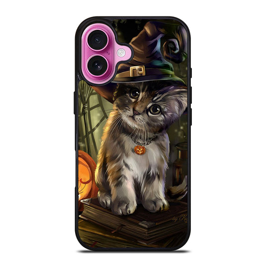 HALLOWEEN CAT CUTE iPhone 16 Plus Case Cover