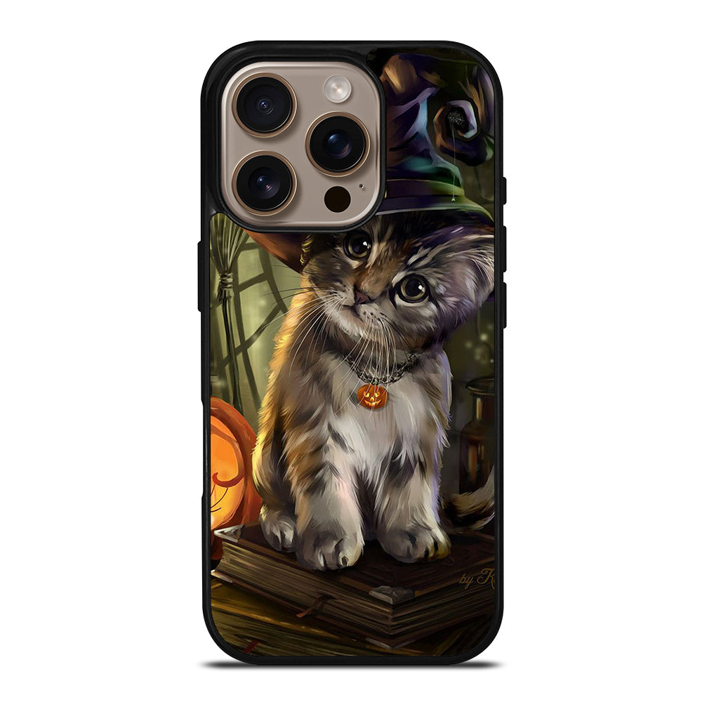 HALLOWEEN CAT CUTE iPhone 16 Pro Case Cover