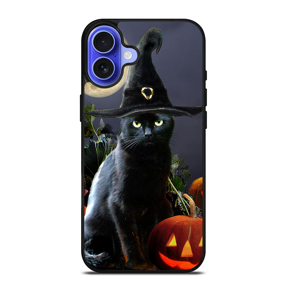 HALLOWEEN CAT PUMPKIN iPhone 16 Case Cover