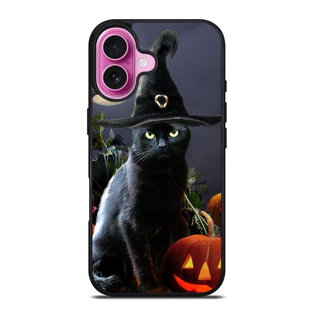 HALLOWEEN CAT PUMPKIN iPhone 16 Plus Case Cover