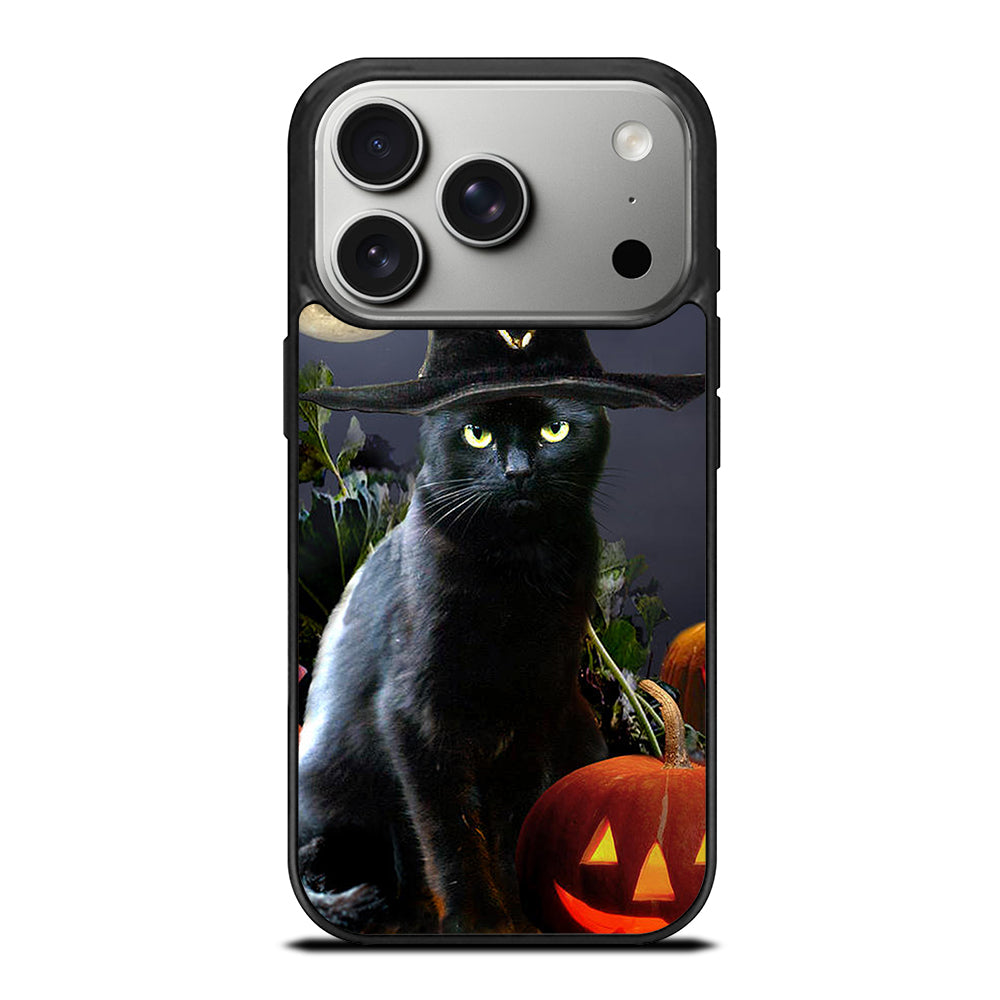 HALLOWEEN CAT PUMPKIN iPhone 17 Pro Case Cover