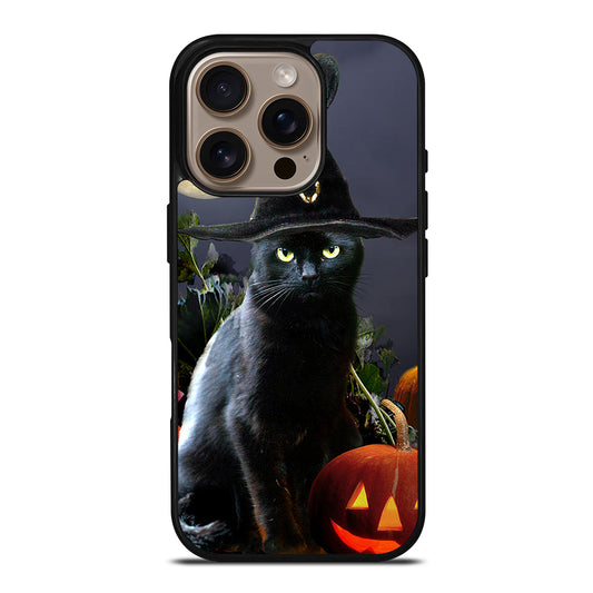 HALLOWEEN CAT PUMPKIN iPhone 16 Pro Case Cover