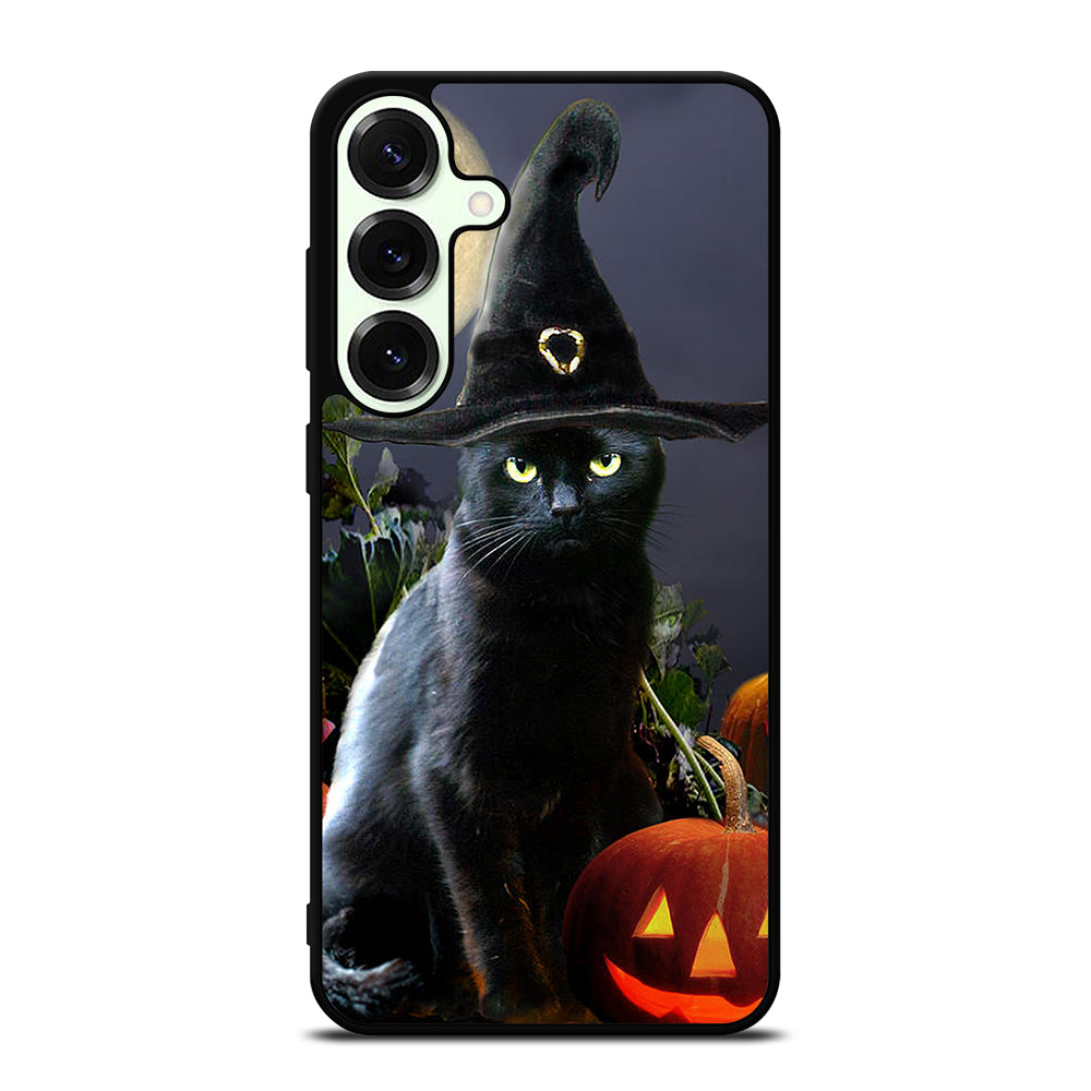 HALLOWEEN CAT PUMPKIN Samsung Galaxy S25 Plus Case Cover
