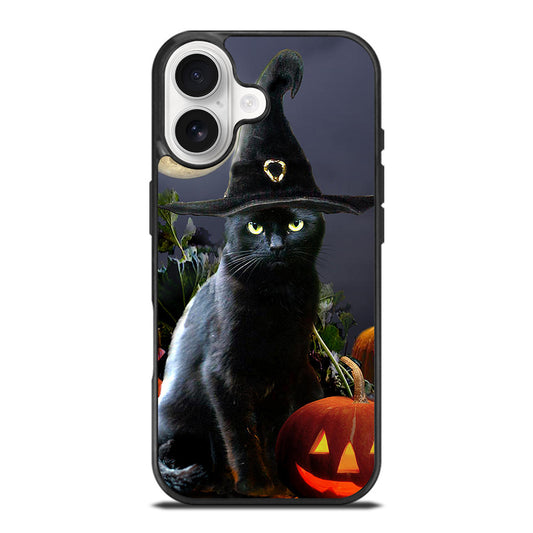 HALLOWEEN CAT PUMPKIN iPhone 17 Case Cover