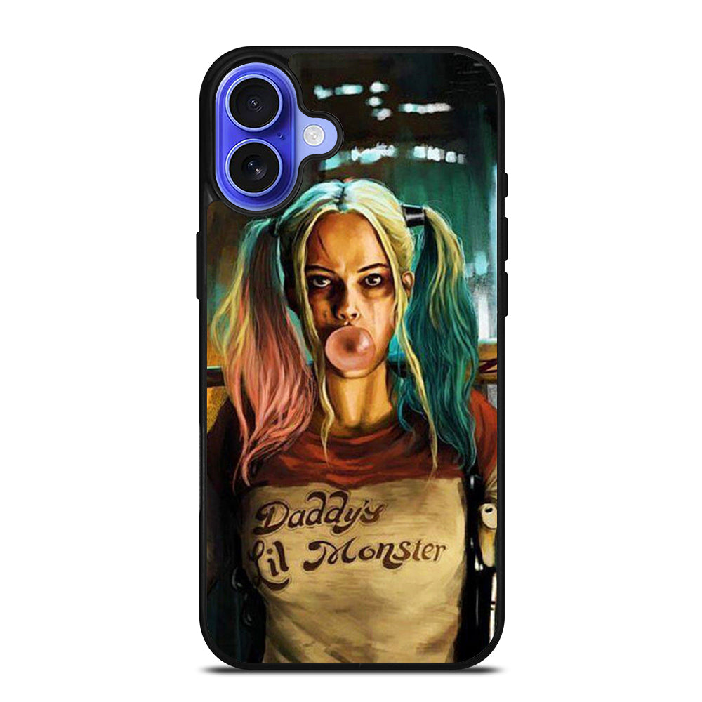 HARLEY QUINN BUBBLE GUM iPhone 16 Case Cover