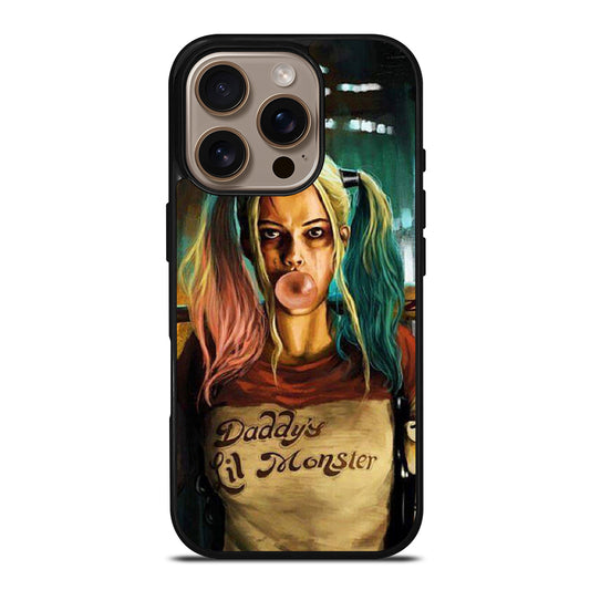 HARLEY QUINN BUBBLE GUM iPhone 16 Pro Case Cover