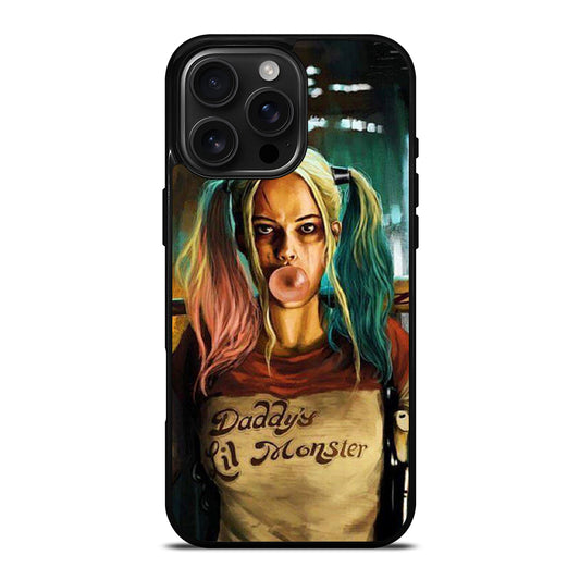 HARLEY QUINN BUBBLE GUM iPhone 16 Pro Max Case Cover
