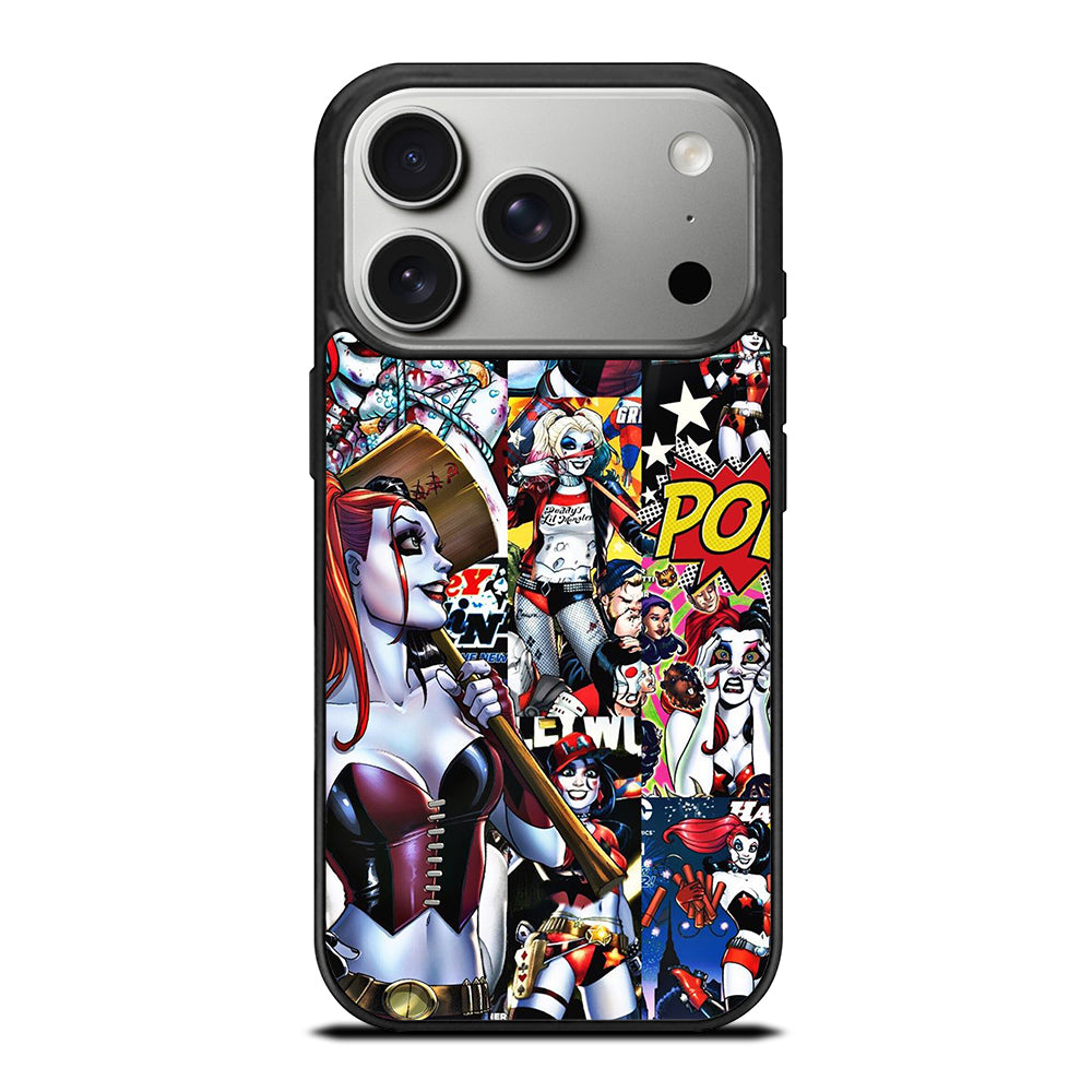 HARLEY QUINN COLLAGE iPhone 17 Pro Case Cover