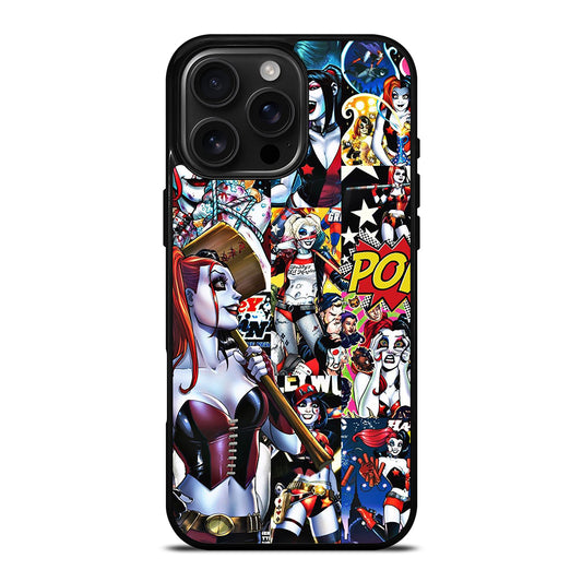 HARLEY QUINN COLLAGE iPhone 16 Pro Max Case Cover
