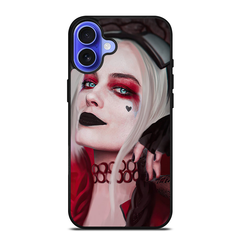 HARLEY QUINN FACE iPhone 16 Case Cover