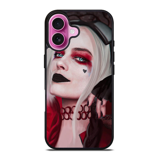 HARLEY QUINN FACE iPhone 16 Plus Case Cover