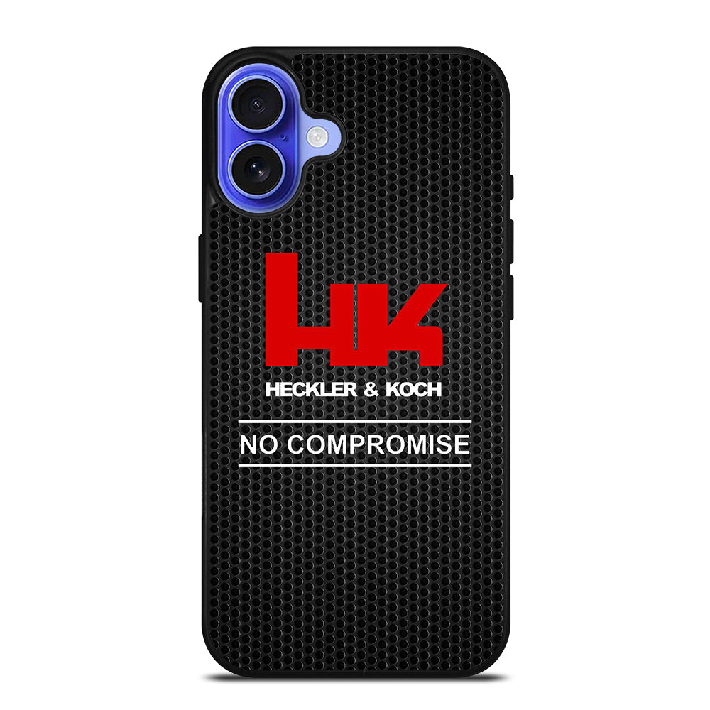 HECKLER AND KOCH METAL LOGO iPhone 16 Case Cover