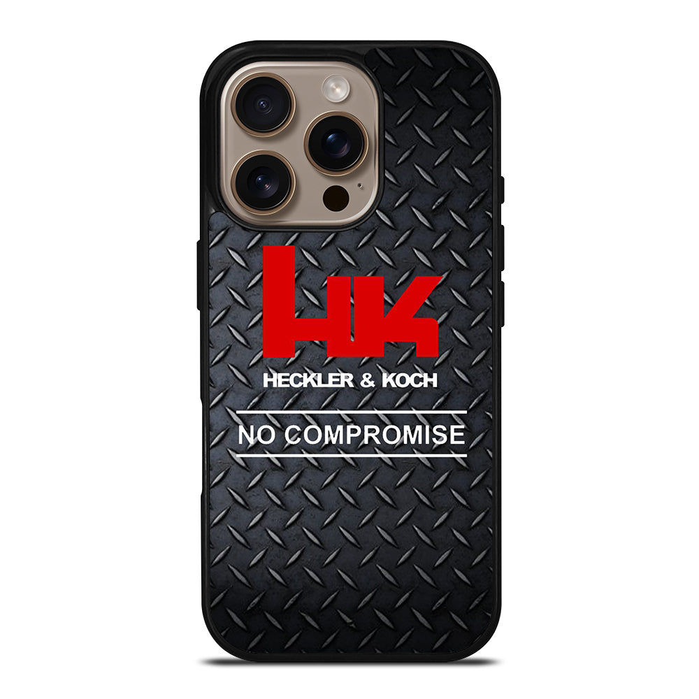 HECKLER AND KOCH METAL LOGO 2 iPhone 16 Pro Case Cover