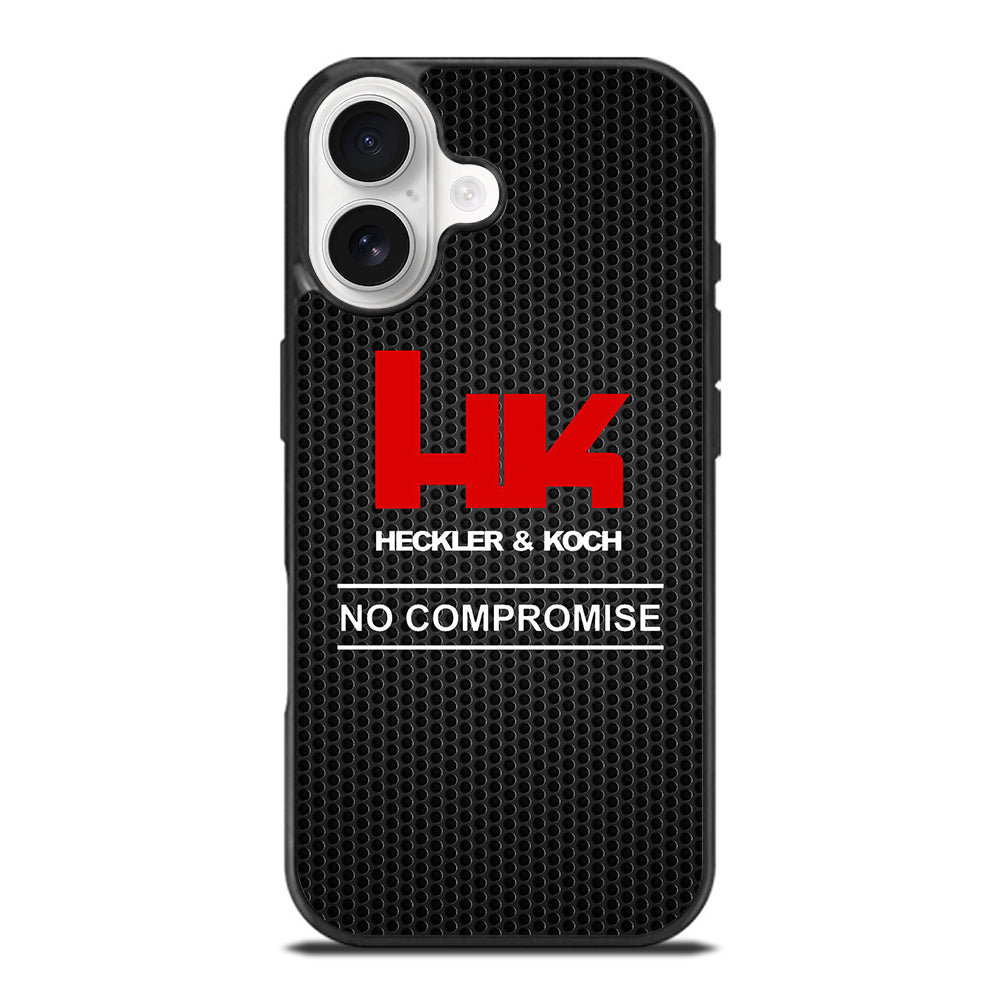 HECKLER AND KOCH METAL LOGO iPhone 17 Case Cover