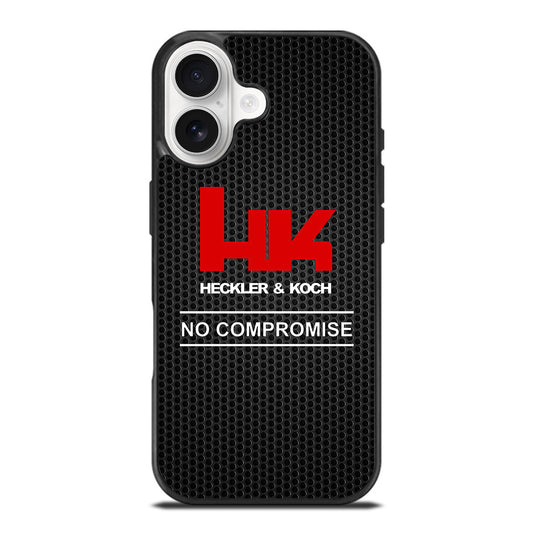 HECKLER AND KOCH METAL LOGO iPhone 17 Case Cover