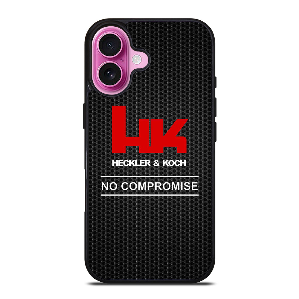 HECKLER AND KOCH METAL LOGO iPhone 16 Plus Case Cover