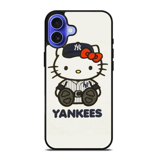 HELLO KITTY NEW YORK YANKEES 1 iPhone 16 Case Cover