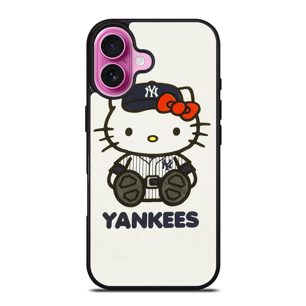 HELLO KITTY NEW YORK YANKEES 1 iPhone 16 Plus Case Cover