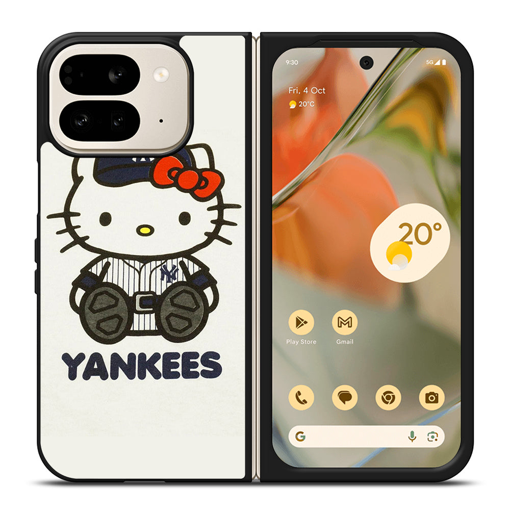 HELLO KITTY NEW YORK YANKEES 1 Google Pixel 9 Pro Fold Case Cover