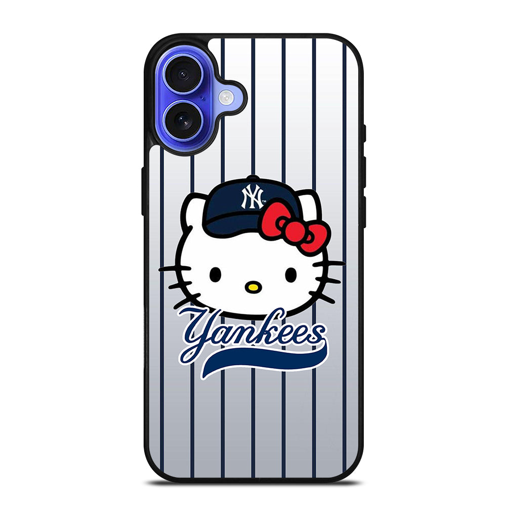 HELLO KITTY NEW YORK YANKEES 2 iPhone 16 Case Cover