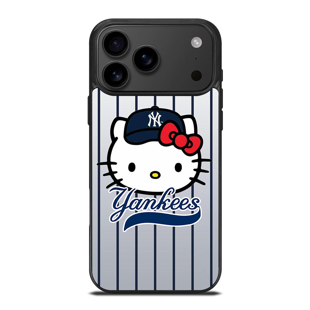 HELLO KITTY NEW YORK YANKEES 2 iPhone 17 Pro Max Case Cover