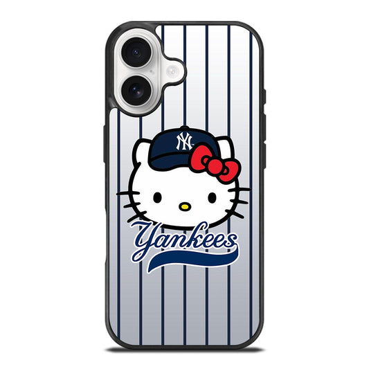 HELLO KITTY NEW YORK YANKEES 2 iPhone 17 Case Cover