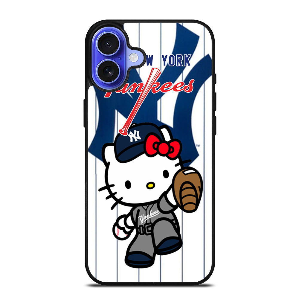 HELLO KITTY NEW YORK YANKEES 3 iPhone 16 Case Cover