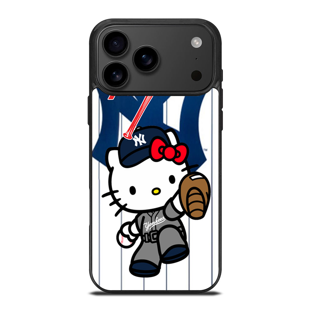 HELLO KITTY NEW YORK YANKEES 3 iPhone 17 Pro Max Case Cover