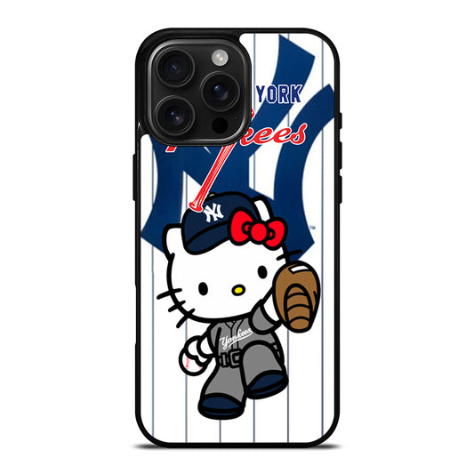 HELLO KITTY NEW YORK YANKEES 3 iPhone 16 Pro Max Case Cover
