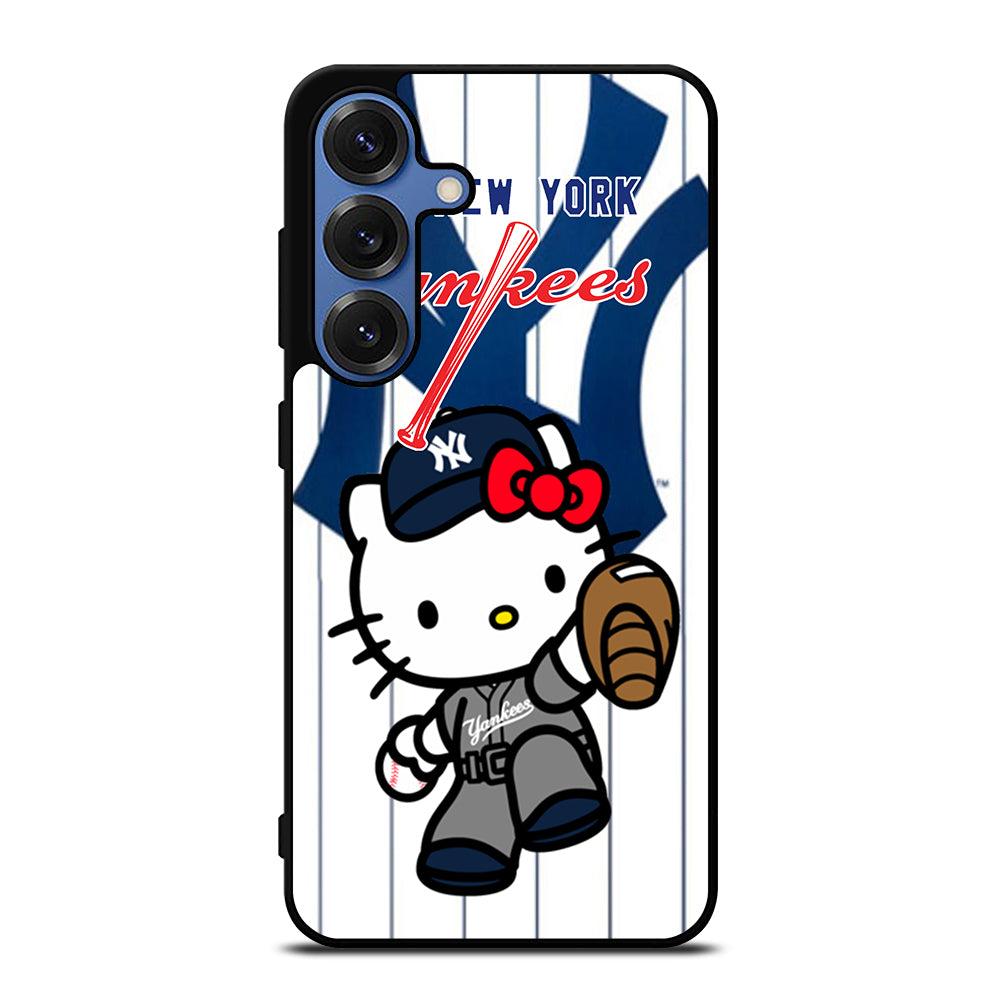 HELLO KITTY NEW YORK YANKEES 3 Samsung Galaxy S26 Case Cover