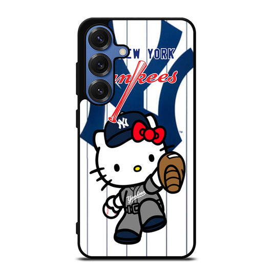 HELLO KITTY NEW YORK YANKEES 3 Samsung Galaxy S26 Case Cover