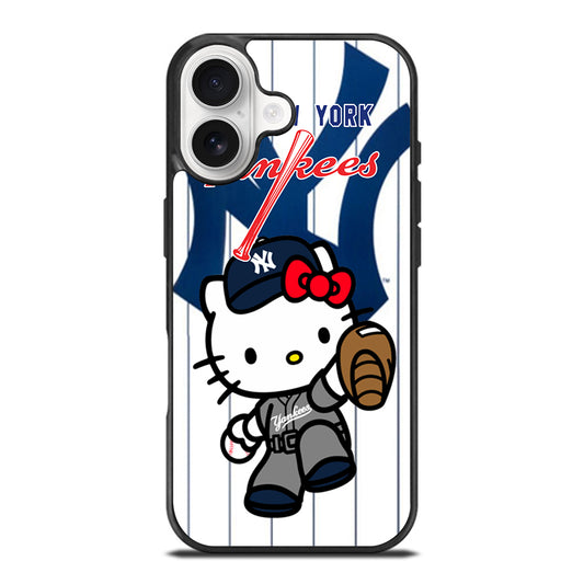 HELLO KITTY NEW YORK YANKEES 3 iPhone 17 Case Cover