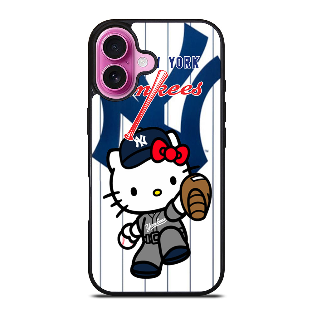 HELLO KITTY NEW YORK YANKEES 3 iPhone 16 Plus Case Cover