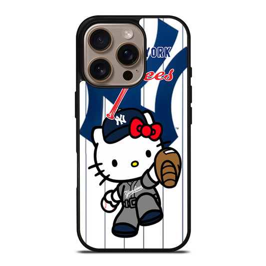 HELLO KITTY NEW YORK YANKEES 3 iPhone 16 Pro Case Cover