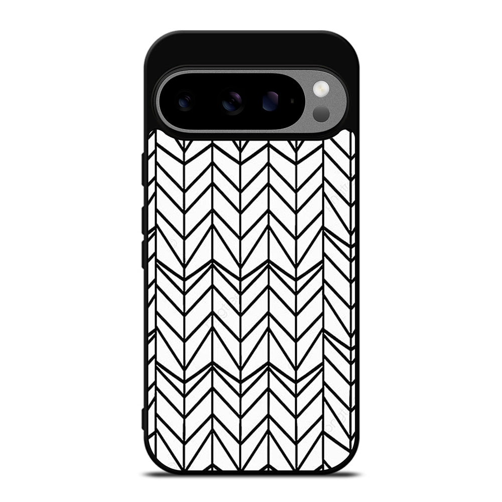 HERRINGBONE TRIANGLE PATTERN 2 Google Pixel 9 Pro XL Case Cover