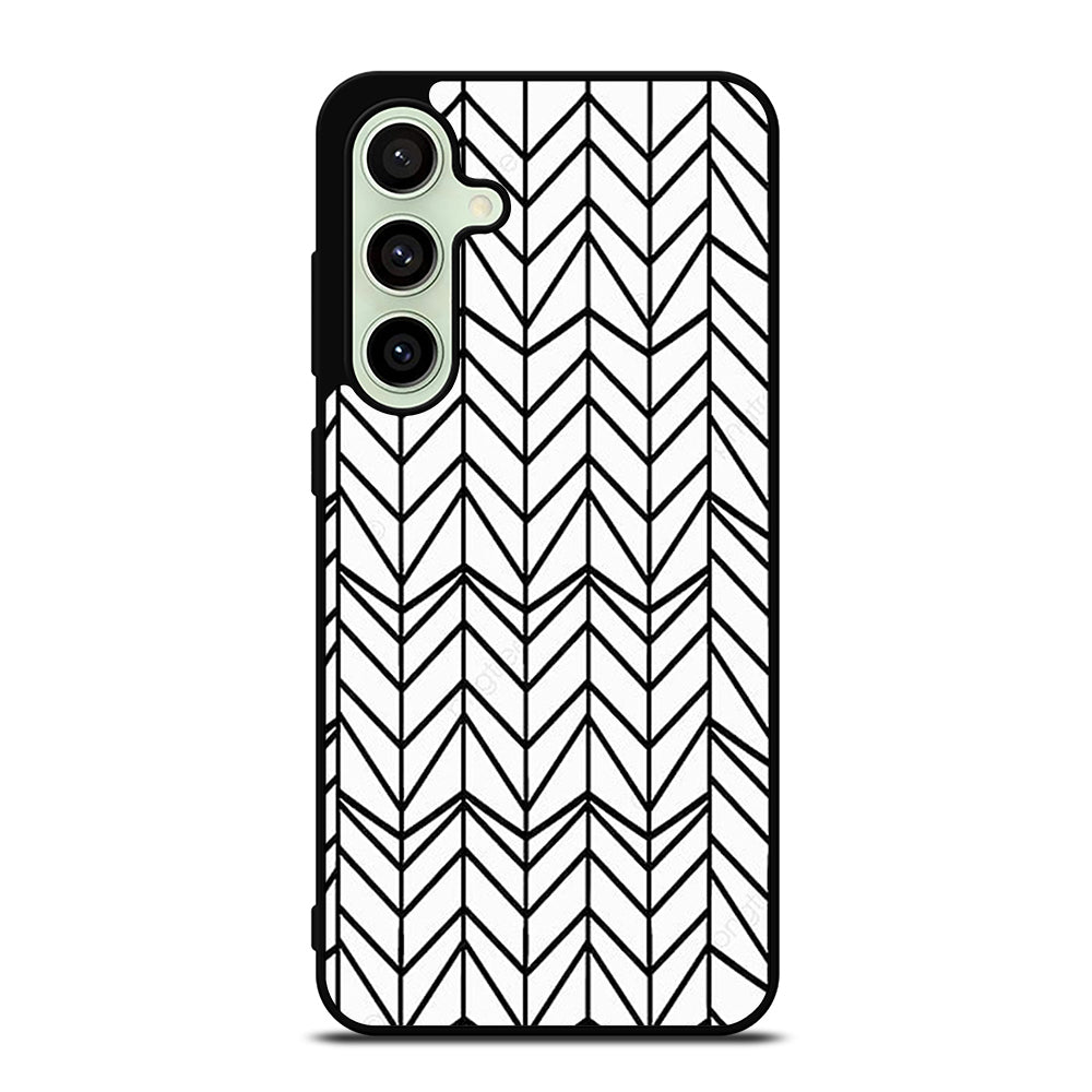 HERRINGBONE TRIANGLE PATTERN 2 Samsung Galaxy S24 FE Case Cover