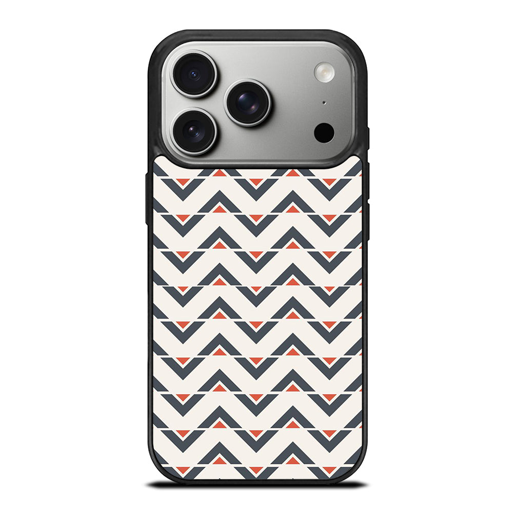 HERRINGBONE TRIANGLE PATTERN iPhone 17 Pro Case Cover