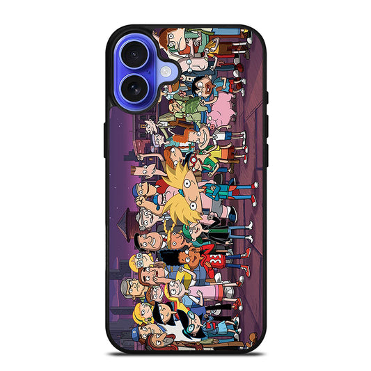 HEY ARNOLD ALL CHARACTER iPhone 16 Case Cover