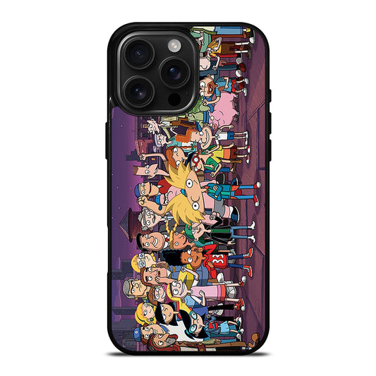 HEY ARNOLD ALL CHARACTER iPhone 16 Pro Max Case Cover