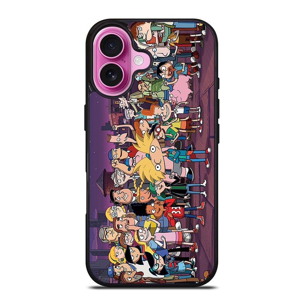 HEY ARNOLD ALL CHARACTER iPhone 16 Plus Case Cover