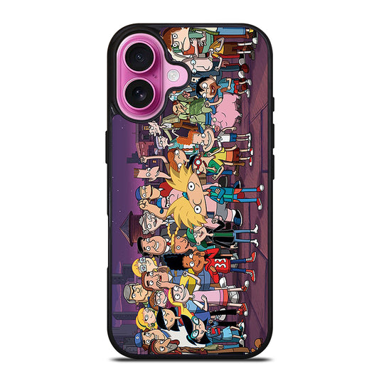 HEY ARNOLD ALL CHARACTER iPhone 16 Plus Case Cover
