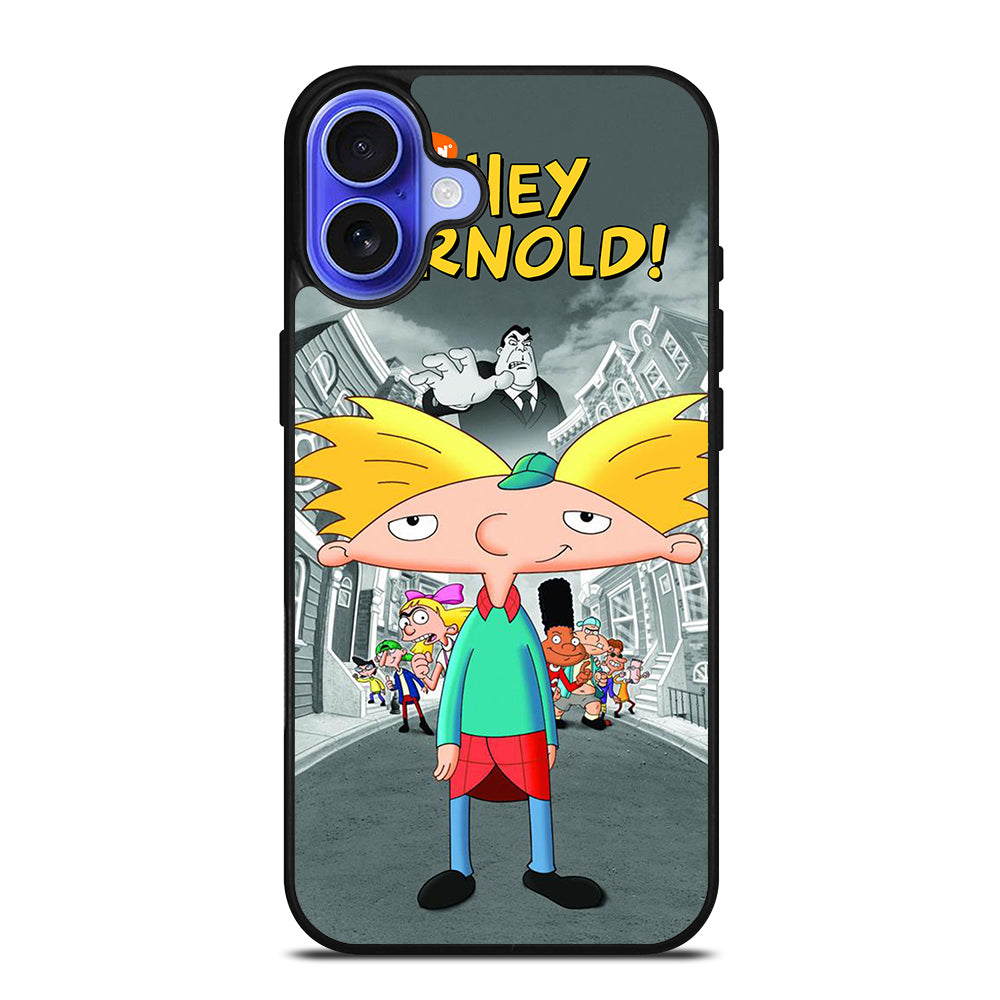 HEY ARNOLD CARTOON SERIES iPhone 16 Case Cover