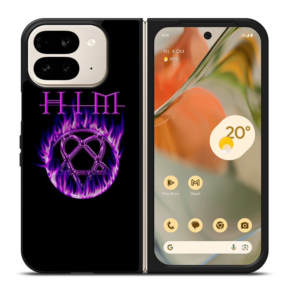 HIM BAND LOGO FLAME Google Pixel 9 Pro Fold Case Cover