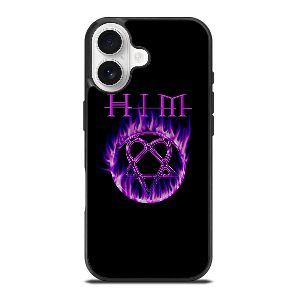 HIM BAND LOGO FLAME iPhone 17 Case Cover