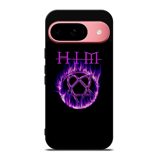 HIM BAND LOGO FLAME Google Pixel 9 Case Cover