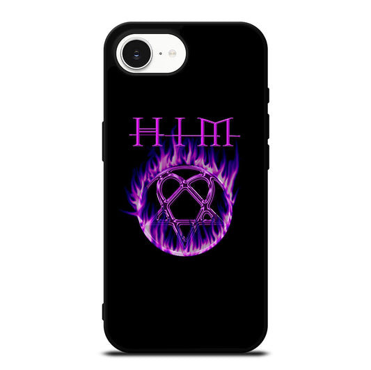 HIM BAND LOGO FLAME iPhone 16e Case Cover