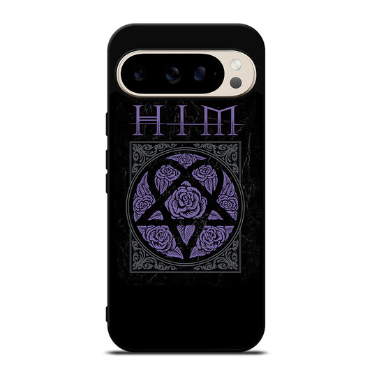 HIM BAND LOGO FLOWER Google Pixel 9 Pro Case Cover