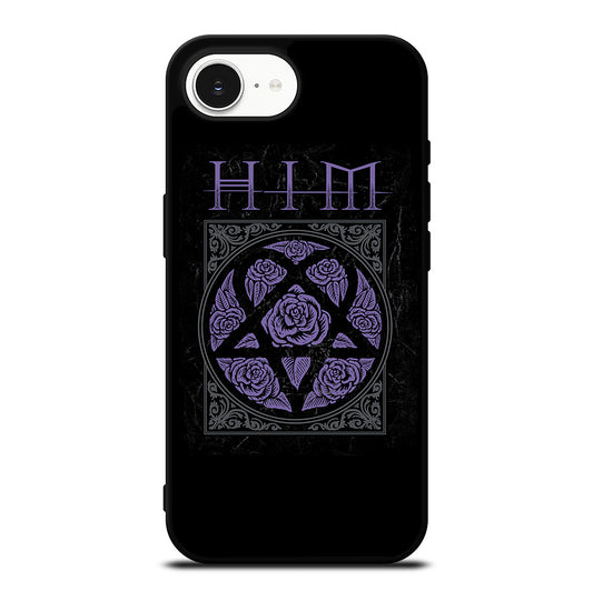 HIM BAND LOGO FLOWER iPhone 16e Case Cover